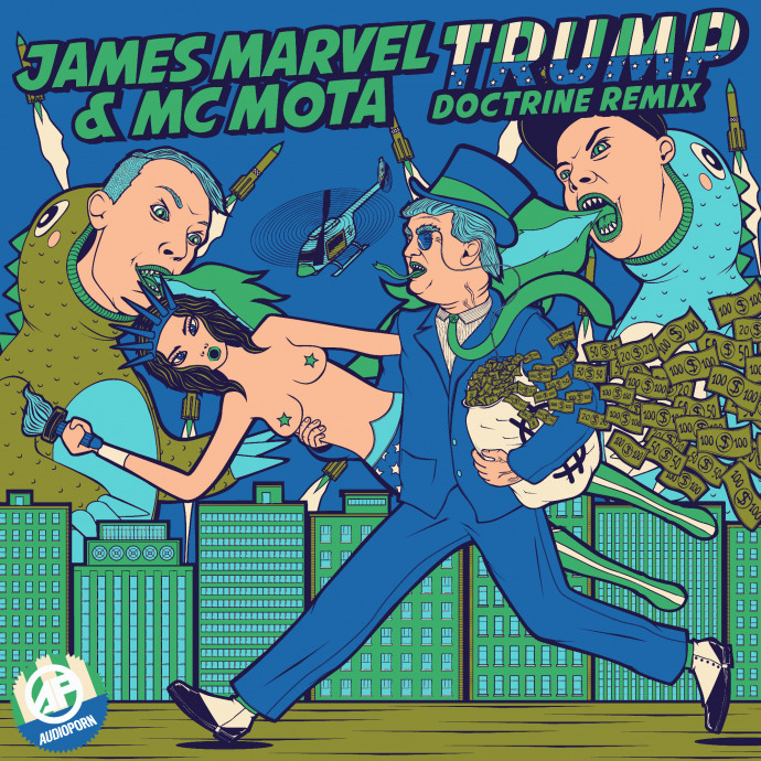 James Marvel & MC Mota - 'Trump (Doctrine Remix)' [APORN071]